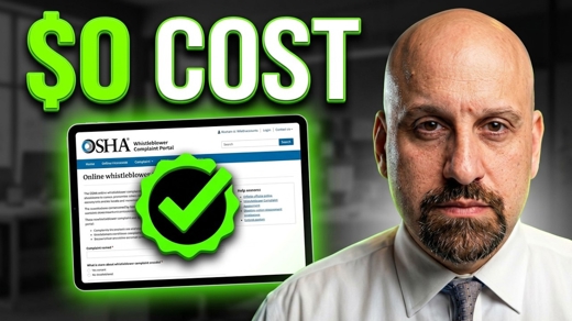 How to file an OSHA Claim Online WIthout a Lawyer for free